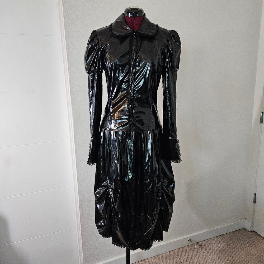 Artifice PVC skirt and blouse